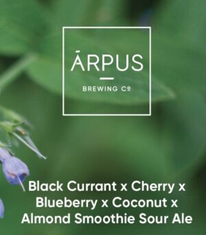 Arpus Black Currant x Cherry x Blueberry x Coconut x Almond Smoothie Sour Ale pl. 0,44