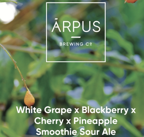 Arpus White Grape x Blackberry x Cherry x Pineapple Smoothie Sour Ale pl. 0,44