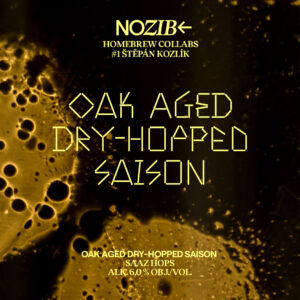 Nozib x ŠTĚPÁN KOZLÍK OAK AGED DRY-HOPPED SAISON pl. 0,5