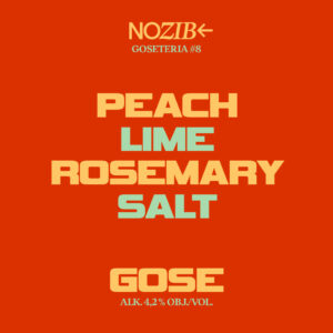 Nozib GOSETERIA #8 PEACH + LIME + ROSEMARY + SALT pl. 0,5